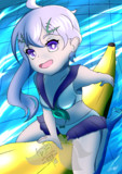 割烹着魔女水着