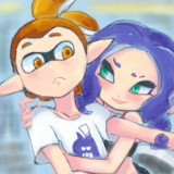 捕らわれるイカ