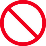 禁止マーク　1000×1000（透過PNG）【フリー素材】