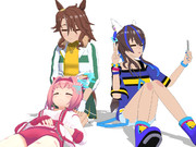 ウララちゃんなら隣で寝てまーす