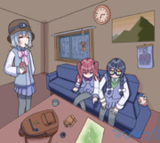 部屋の小樽三人組