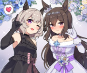 白黒ドレスのウマ娘