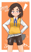 いいスパッツの日!黒潮ちゃん!!