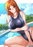 競泳水着のみずきさん