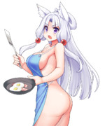 朝食を作りながら再走を要求するイタコ姉様の素材
