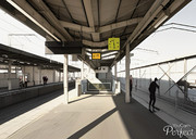 JR前橋駅のプラットホーム