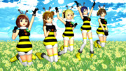 【im@sDSフェスタ15th】キューティインセクトDS【MMDモデル配布】