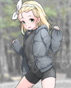 上着羽織ってお出掛けルイージ