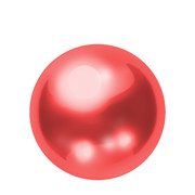 【素材】クリスマス飾り・ボール・赤・パール【フリー素材処くらげや】