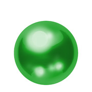 【素材】クリスマス飾り・ボール・グリーン・パール【フリー素材処くらげや】