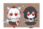 ふもふも椛＆文