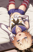 島風の服を着た男の娘
