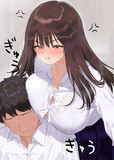 怒ってる時は手を出さず無言でおっぱいを押し付けてくる子　その１