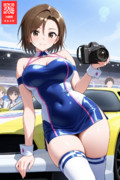 レースクイーンの水木聖來さん