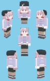 【Minecraft】結月ゆかり：月娘衣装【からもるくじ】