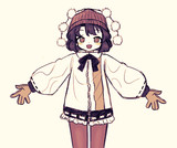 冬服文ちゃんラフ