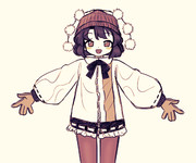 冬服文ちゃんラフ