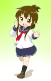 こないだの電ちゃん　塗った
