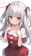 サンタ服なうちの子の妹のほう！