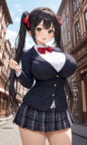 古きよきツインテールな娘