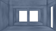 【素材】背景・廃墟・建設途中・早朝・窓のみ透過素材【フリー素材処くらげや】
