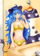 歯磨きしてるドレミーさん
