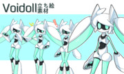 ヲガヲ画Voidoll立ち絵素材