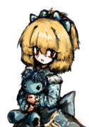金髪少女の立ち絵素材
