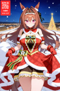 サンタクロースになったクリスマスダイワスカーレット