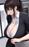 会議の後で不機嫌な娘