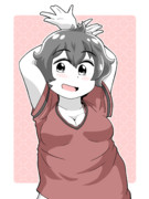 ふぅ！お腹すいたよね？