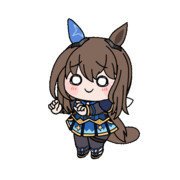下がって！そのふわふわは危険だからまずは私が‥（アドマイヤベガ