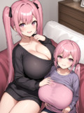 ピンク髪姉妹3