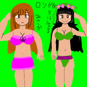 ロングヘア化御坂&初春