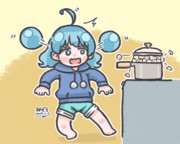 ポップコーン作ってみた時の絵