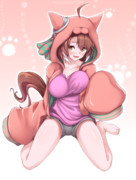 ダンツフレーム猫パーカー