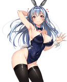 怪しいお店で働いてるバニー慧音先生①　無背景