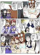 真冬に水着姿になるタキオン