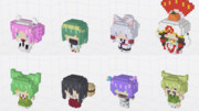 【ずんずんPJ】32dotVOXEL_キャラクター追加のお知らせ【前半】