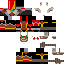 【64x64】Minecraft　仮面ライダーヴァレン　ブシュエルフォーム