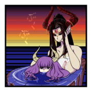 魔族同士お風呂