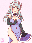 わんどろチャイナドレスのさぎりん