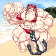 宝鐘マリン姉貴の筋肉娘
