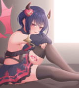 太ももの闇魔法少女