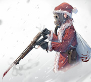 赤いクリスマスプレゼント