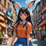 ウサギの女の子「メイベルちゃん」