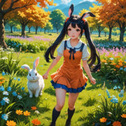 ウサギの女の子「メイベルちゃん」