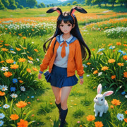 ウサギの女の子「メイベルちゃん」