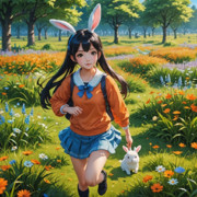 ウサギの女の子「メイベルちゃん」