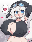 【skeb】デカパイもち子さん